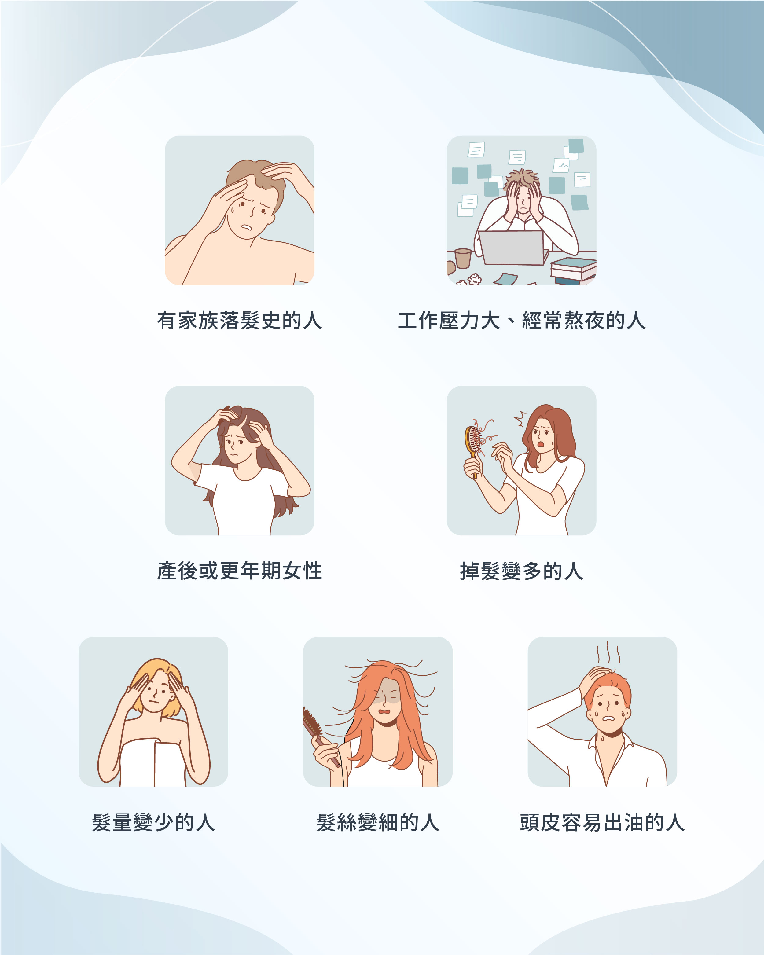 頭皮育髮療程-不可忽視的落髮原因